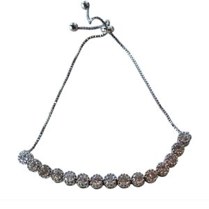 Pretty Bird Silver Bracelet with Adjustable Sparkle
